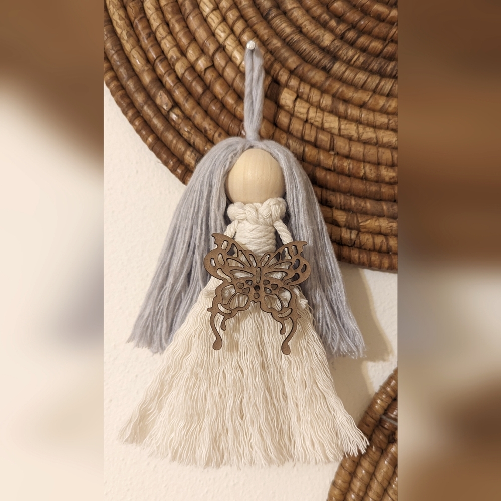 💥 5 for 25 💥 🦋Macrame butterfly doll🦋